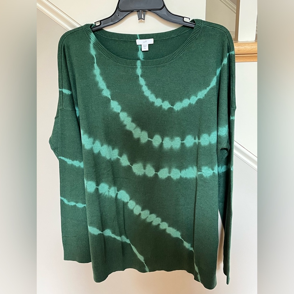 J.Jill dark green size L Tall sweater